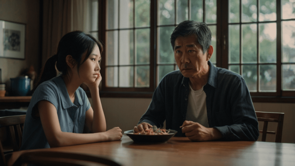 反抗期の子供と親